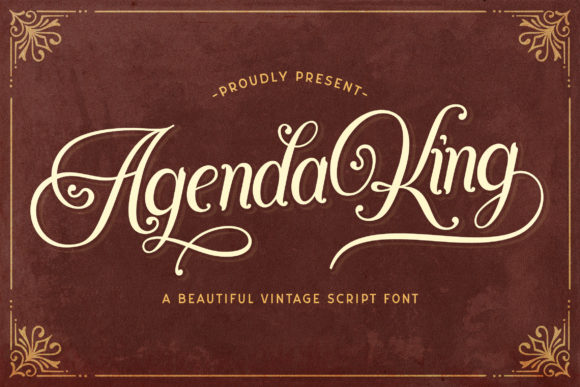 Agenda King Font: Elevating Small Business Branding
