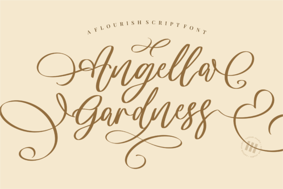 Angella Gardness Font for Elegant Editorial Design