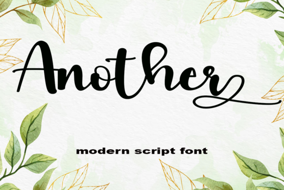Another Font: Elevating Editorial Design with Elegant Script