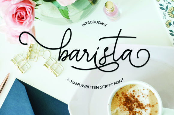 Barista Font: Elegant Script Typography for Web Design