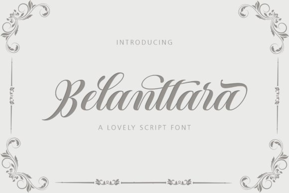 Belanttara Font: Elegant Script for Small Business Branding