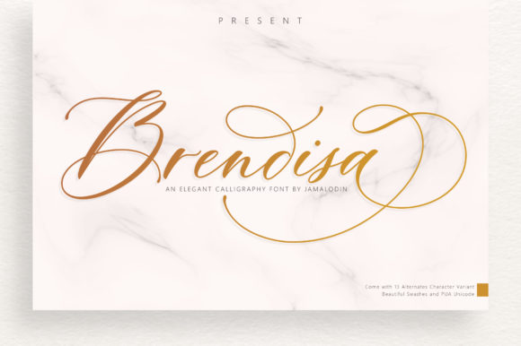 Brendisa Font: Modern Calligraphy for Digital Campaigns