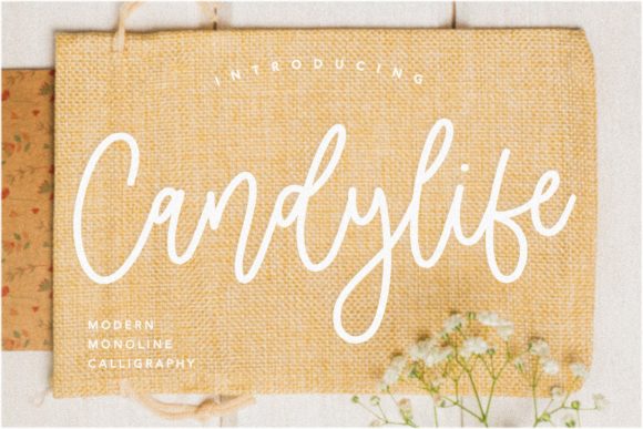 Candylife Font: A Sweet Handwritten Typeface for Editorial Design