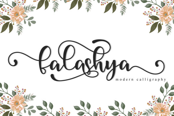 Falashya Font Review: Elegant Script for Brand Identity