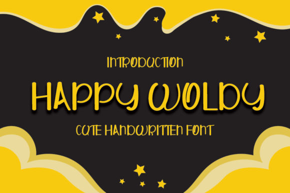 Happy Woldy Font: Sweet Handwritten Style for Crafters