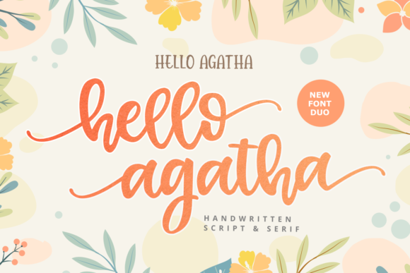 Hello Agatha Font Review: Campaign Design & Pairing