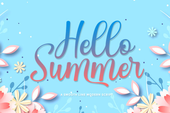 Hello Summer Font: Elevate Digital Campaigns