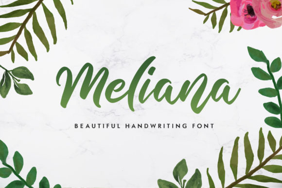 Meliana Font: Elevating Handmade Labels & Cards