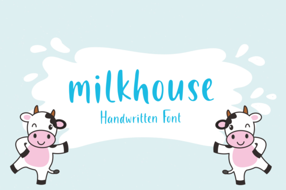 Milkhouse Font: A Handwritten Typeface for Makers