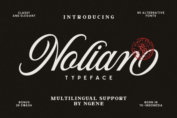 Nolian Font: Elevating Handmade Labels and Invitations