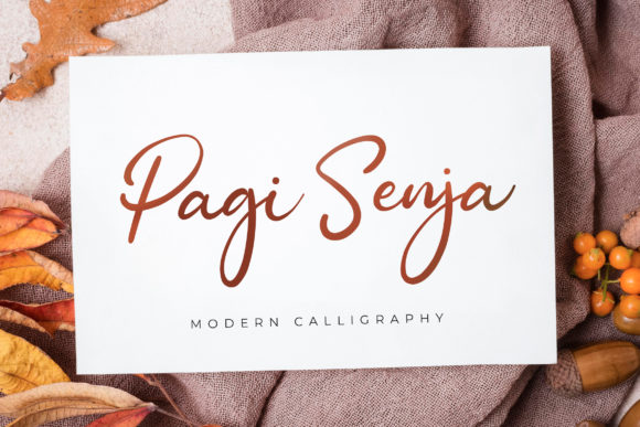Pagi Senja Font: Elevating Web Design with Elegant Script