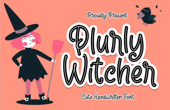 Plurly Witcher Font: Joyful Handwritten Type for Makers