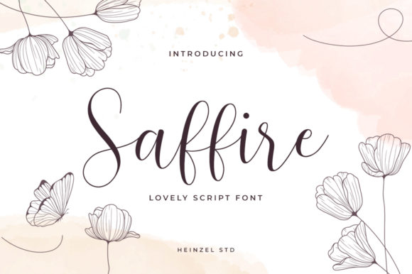 Saffire Font: Elegant Handwritten Style for Crafters