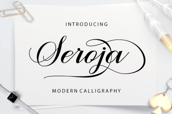 Seroja Font: Elegant Script Typography for Web Design