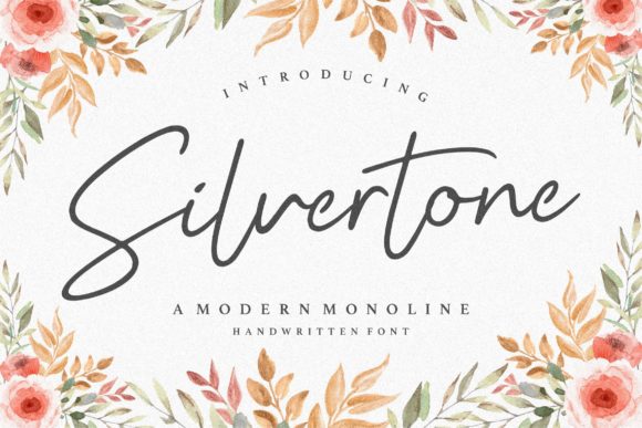 Silvertone Font: A Sweet Handwritten Typeface for Editorial Design