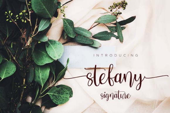 Stefany Signature Font: Elevating Small Business Branding