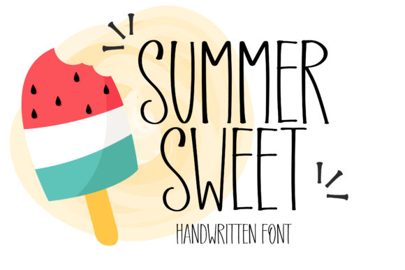 Summer Sweet Font: Handwritten Charm for Makers