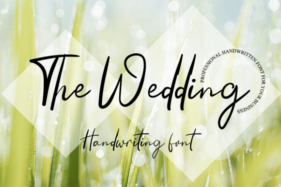 The Wedding Font: A Script Typeface for Makers