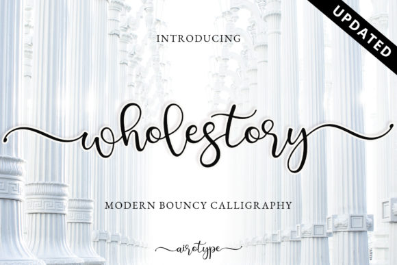 Wholestory Font Review: Elegant Script for Brand Identity