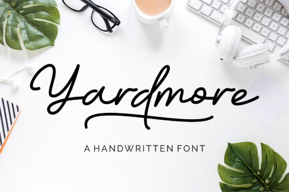 Yardmore Font: Elegant Script for Handmade Products